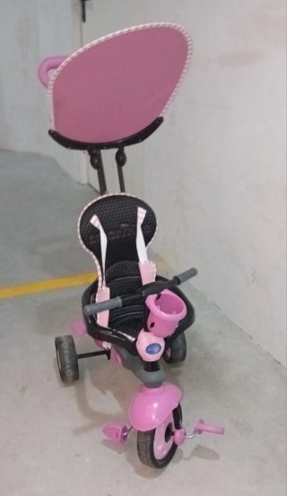 Triciclo para niña rosa
