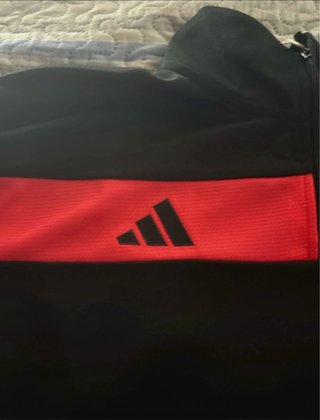 Sudadera adidas negra y roja XXL