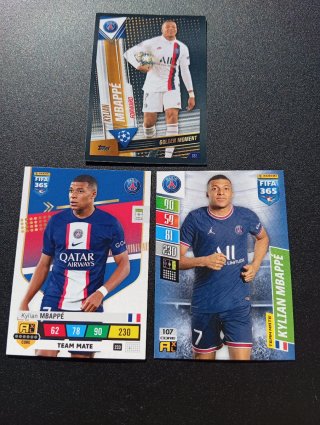 Kylian Mbappé PSG. Lote 3 unid.