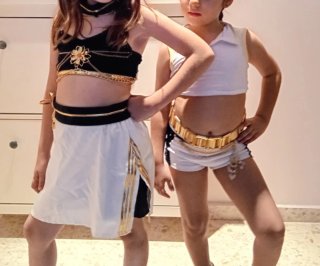 Disfraz de Rumi y Mira de Guerreras K-Pop