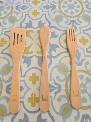 Set 3 Utensili Cucina Legno Thun