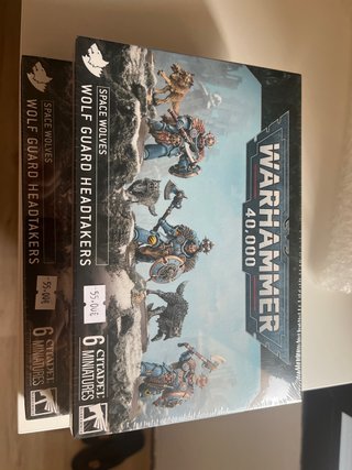 2 Cajas Warhammer Wolf Guard Headtakers Precintada