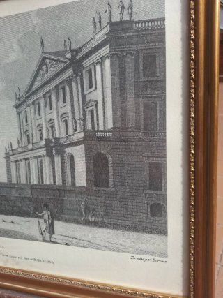 Grabado antiguo enmarcado 1.1×50