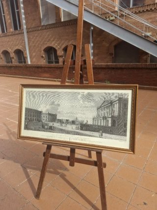 Grabado antiguo enmarcado 1.1×50