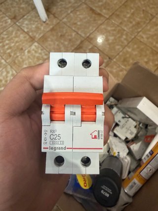 Magnetotérmico Legrand RX3 C25 Bipolar