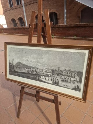 Grabado antiguo enmarcado 1.1×50