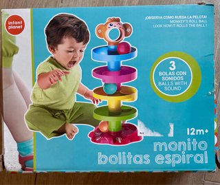Juego Monito Bolitas Espiral Infant Planet