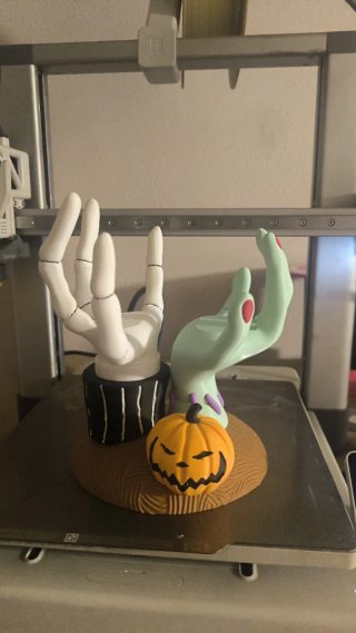 Decoración 3D Halloween Jack y Sally