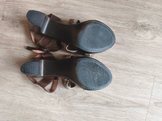 Sandalias de tacón mujer