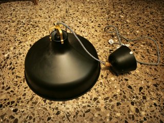 Lámpara de techo Ikea negra