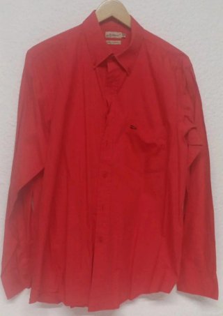 Camisa In Extenso Roja Talla XL Algodón