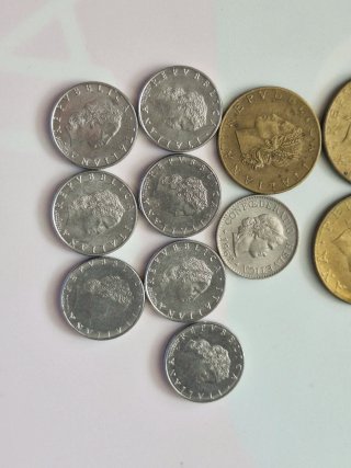 Lote de 17 Monedas Antiguas Italianas