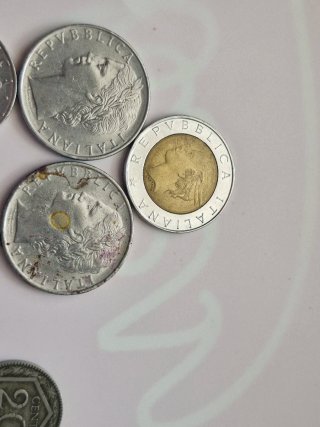 Lote de 17 Monedas Antiguas Italianas