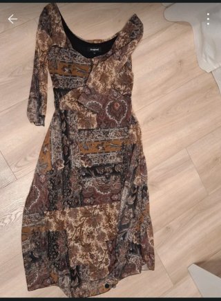 Vestido Desigual estampado floral talla S