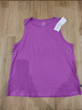 Camiseta sin mangas morada XXL