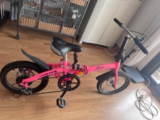 Bicicleta Plegable Riscko Rosa