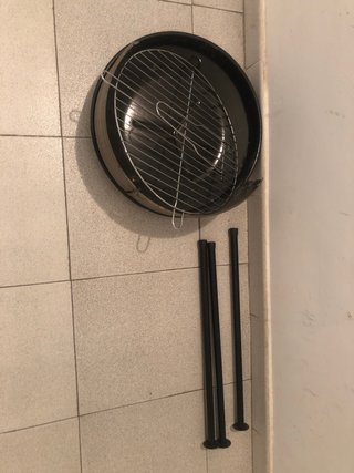 Barbacoa Desmontable Negra