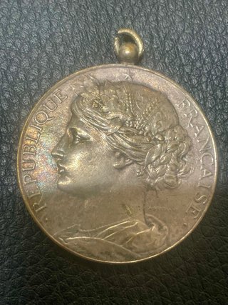Colgante Moneda República Francesa
