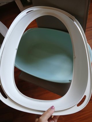 Lettiera toilette grande per gatti  con bordo alto