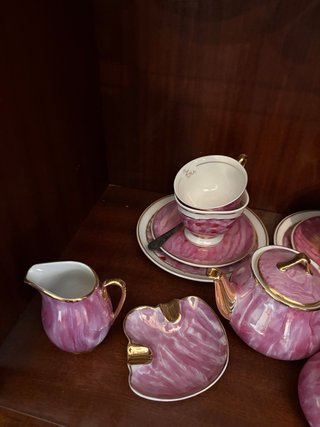 Juego de café y té antiguo (Tu y yo antiguo)