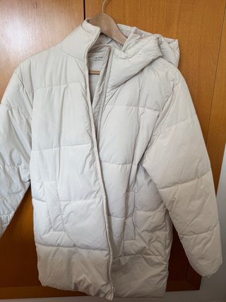Anorak de plumas beige