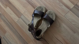 Sandalias de esparto Zara