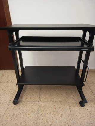 Mesa de ordenador Systemtronic negra