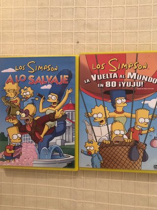 2 DVD Los Simpson: Alo Salvaje y Vuelta al Mundo