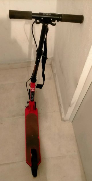 Patinete Oxelo MID 9 Rojo con Caja