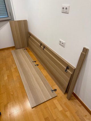 Armario PAX 236cm Efecto Roble 2 Puertas 5 baldas
