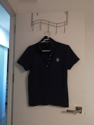 Polo mujer azul marino Lauren talla L 100% algodón