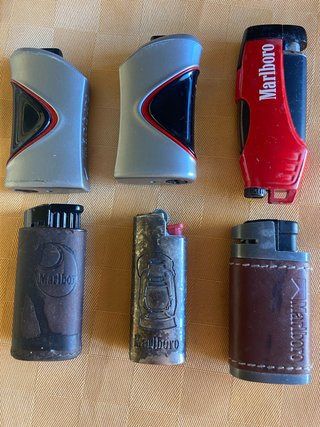 Set di 6 accendini Marlboro Vintage