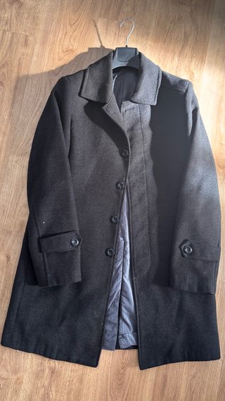 Grey Double-Lined Coat 110 cm (L)