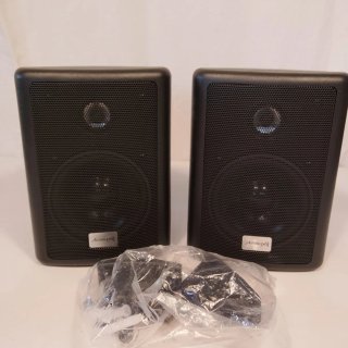 Coppia casse AUDIBAX da parete nere