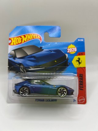 Hotwheels Ferrari 12Cilindri Azul