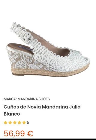 Sandalias de Novia Mandarina Shoes