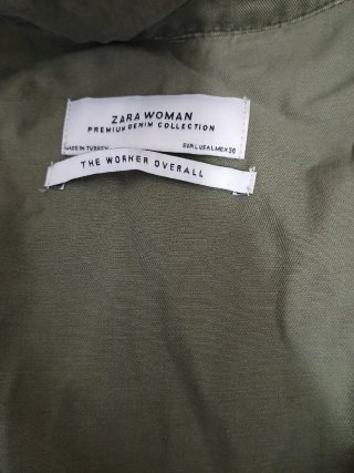 Mono Zara verde militar