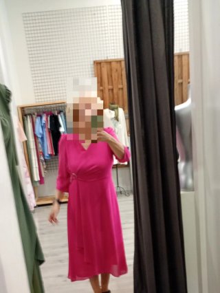 Vestido de fiesta rosa