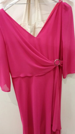 Vestido de fiesta rosa