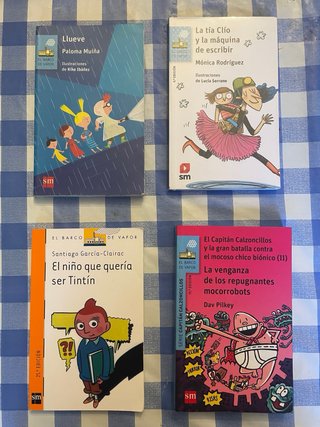 Libros juveniles años 80 los 5, barco de vapor.