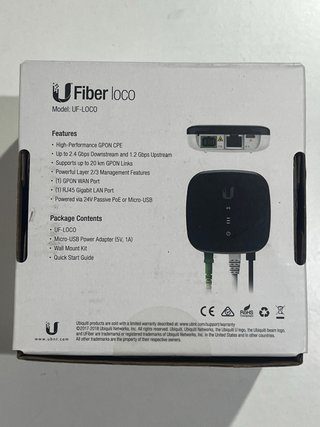 ONT Fibra Óptica Ubiquiti UFiber Loco