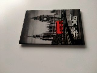 Imán de Londres con Autobús Rojo