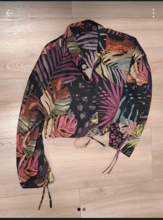 Camisa Desigual T. S Estampado Tropical