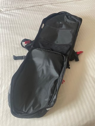 Mochila Motocard Negra y Roja