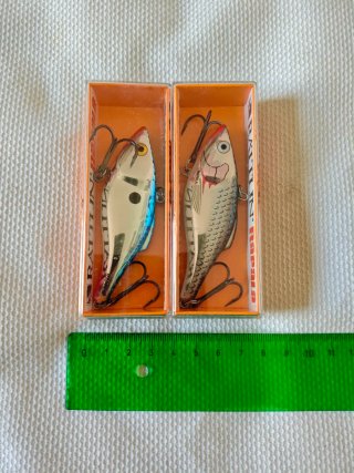 Lote 2 señuelos pesca Rapala Rattlin