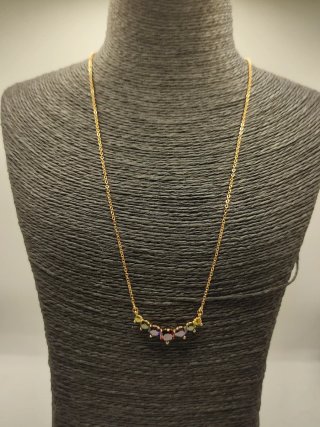 Collar Xuping oro circonitas colores