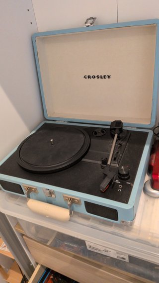 Tocadiscos maleta Crosley Cruiser turquesa