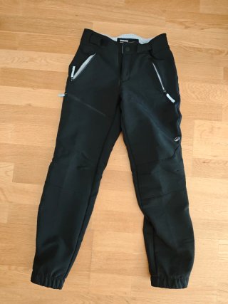 Pantalón de Montaña Quechua Negro niñ@ talla 10-11