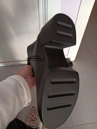 Botines de tacón negros talla 37