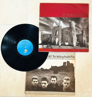 U2 VINILO LP UNFORGETTABLE FIRE ORIGINAL 1984